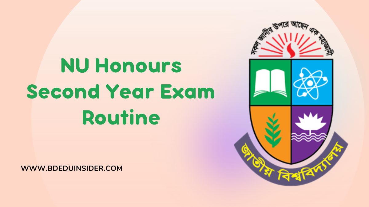 Honours Second Year Exam Routine